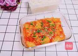 Illustration of how to make sweet and sour eggplant bento 10