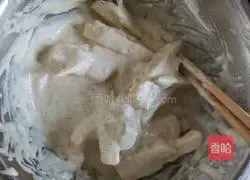 Illustration of how to make salt and pepper king oyster mushroom 7