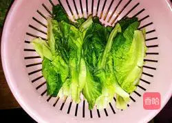 Illustration of home-style oyster sauce lettuce 1