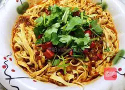 Illustration of how to make dry tofu in oil 11