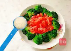 Illustration of how to make green trees and red flowers 7