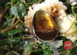 Illustration of how to make cold purslane 8