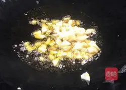 Stir-fried leeks Illustration of how to make loofah 3