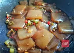 Illustration of braised konjac tofu recipe 9