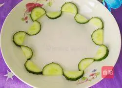 Illustration of how to make cucumber tofu 8
