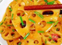 Illustration of how to make sweet and sour lotus root 10
