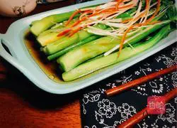 Cantonese style - Illustration of boiled kale 15