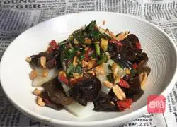 Agaric mixed with yam Practice illustration 10