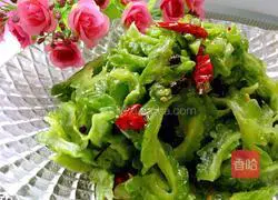 Illustration of how to make sweet and sour bitter melon 17