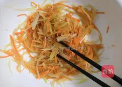 Celery and radish Illustration of how to make silk 14