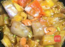 Illustration of tomato stewed eggplant 14