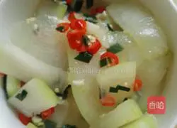 Illustration of how to make fried winter melon slices 7