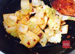 Illustration of how to make fish-flavored cabbage 7