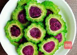 Bitter Melon and Purple Sweet Potato Rings Recipe Illustration 17