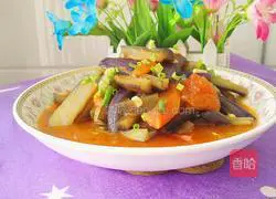 Illustration of how to cook eggplant with tomatoes 14