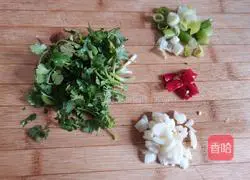 Illustration of how to make cold yuba 10