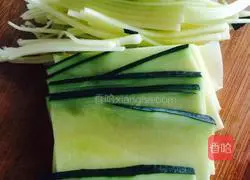 Qing Illustration of how to make fried pumpkin shreds 2