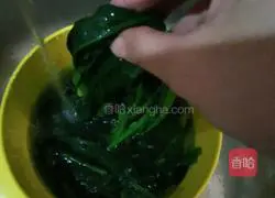 Illustration of how to make Korean spinach side dishes 5