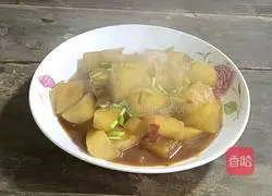 Illustration of braised radish recipe 11