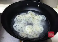 Illustration of how to make sweet and sour lotus root slices 2