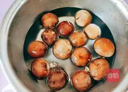 Illustration of how to make oil-consuming mushrooms and carrots 2 