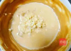 Recipe for mixing sesame paste with minced garlic and cowpeas Illustration 6