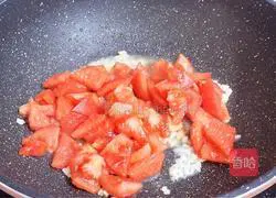 Tomato Japanese Tofu Enoki Mushroom Bento Recipe Illustration 7