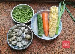 Jinyu Mantang's fried rice is beautiful, sweet and delicious.Illustration of how to make it, which children love to eat 1