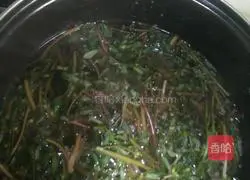 Illustration of how to make cold purslane 2