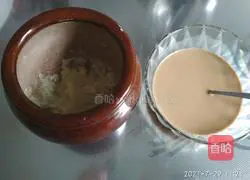 Illustration of how to make sesame sauce and cucumber mixed with fried dough sticks 9