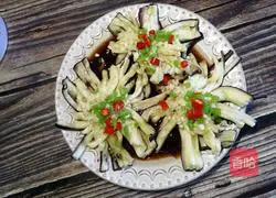 # Steamed Vegetables #Chrysanthemum and eggplant recipe illustration 13