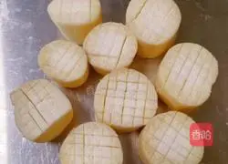 Garlic king oyster mushrooms Practice illustration 3