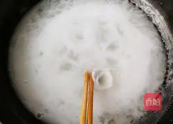 Illustration of how to make homemade jelly (bean powder) 7
