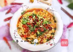 Dried tofu drizzled with oil Illustration of practice 15