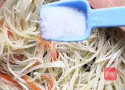 Illustration of how to make fried shredded potatoes 5