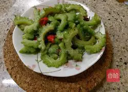 Illustration of how to make stir-fried bitter melon 9