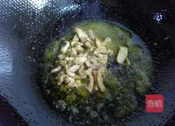 Illustration of how to make stir-fried asparagus and shredded pork 5