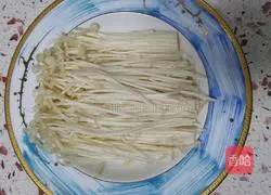 Garlic Enoki Mushroom Recipe Illustration 1