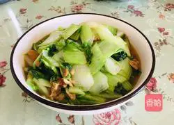 Illustration of how to make stir-fried Chinese cabbage 7