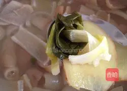 Illustration of how to make pig skin jelly 10