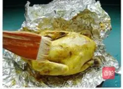 Illustration of how to make salt-baked chicken 12