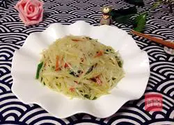 Illustration of how to make fried potato shreds 6