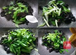 Illustration of how to cook lettuce and fungus 5
