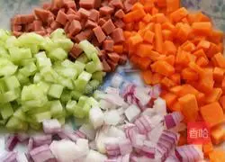 Illustration of how to make mashed potatoes stuffed with bitter melon 5