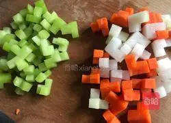 Three-color auspicious recipe illustration 5