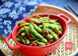 Illustration of spicy boiled edamame 9