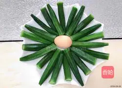Illustration of how to make boiled okra 6