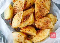 Roasted Potato Wedges Recipe Illustration 4