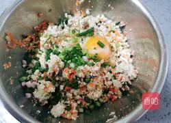 Illustration of how to make rye tofu vegetable dumplings 4