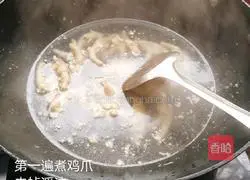 Internet celebrity lemon chicken feet Illustration of how to do it 4